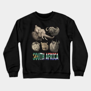 South Africa Big Five Africa Safari Crewneck Sweatshirt
